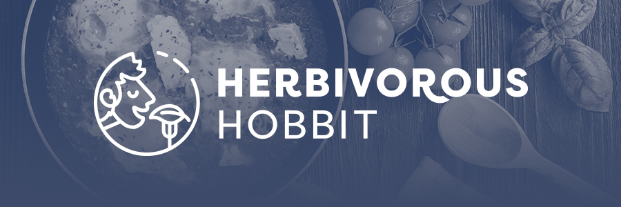 Herbivorous Hobbit logo hero lockup